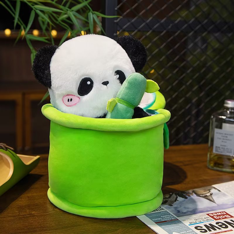 Shop Bamboozle: Surprise Panda Inside Bamboo Plushie - plush Goodlifebean Plushies | Stuffed Animals