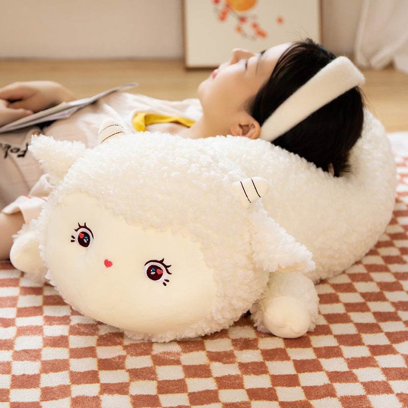Shop Kawaii Chonky Sheep Plushie | Stuffed Animal Sheep - Goodlifebean Plushie | Stuffed Animal