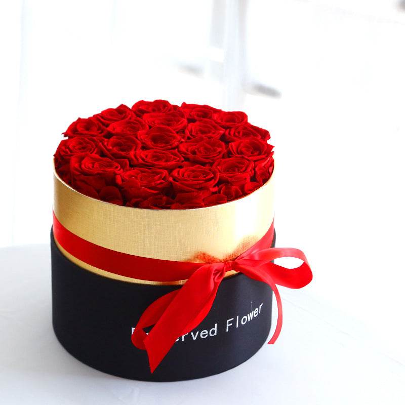 Shop Magnificent Box Of Roses | Preserved Rose Gift Box - Goodlifebean Plushie | Stuffed Animal