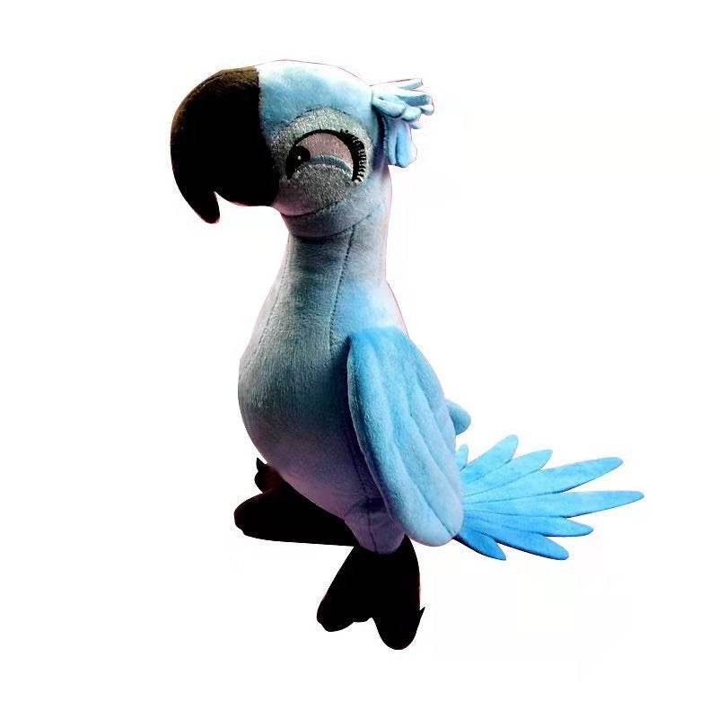 Shop Rare Blue Parrot Stuffed Animal | Stuffed Hyacinth Macaw Parrot - Goodlifebean Plushie | Stuffed Animal