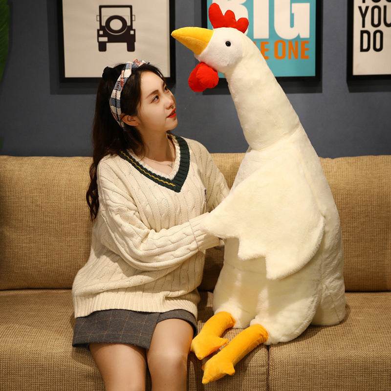 BuyGiant Huggable Chicken Plushie - Goodlifebean Plushies | Stuffed Animals
