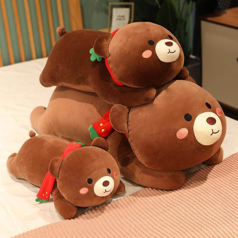Shop Giant Cuddly Brown Bear Plushie - Goodlifebean Plushie | Stuffed Animal