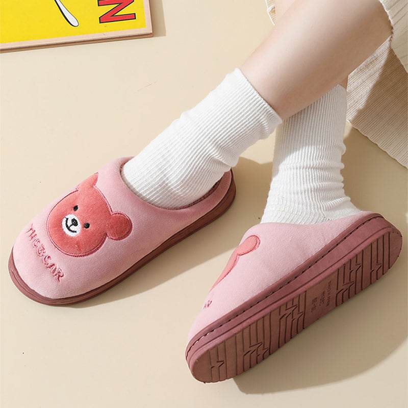 SnugglePaws: Kawaii Teddy Bear Slippers - Goodlifebean