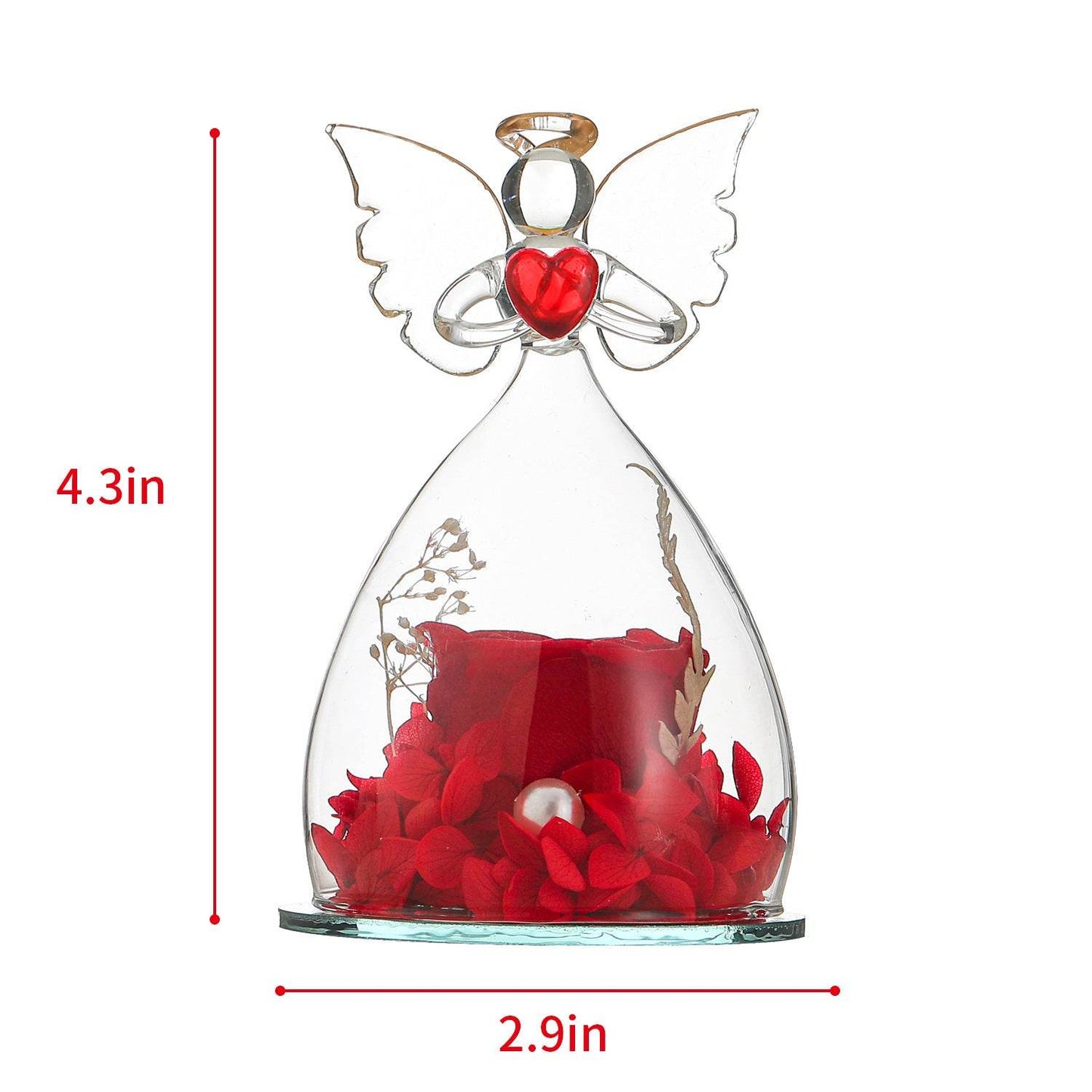 Shop Angelic Eternal Rose Gif for Her - Goodlifebean Plushie | Stuffed Animal