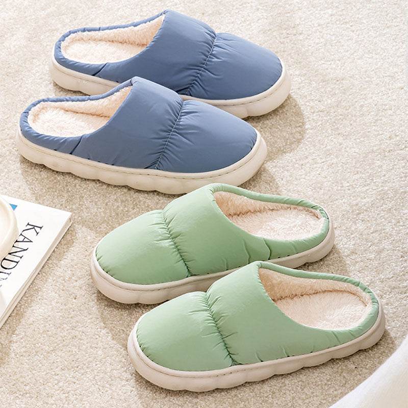 Shop QuiltedCozy: Plush Indoor Warm Slippers - Goodlifebean Plushie | Stuffed Animal