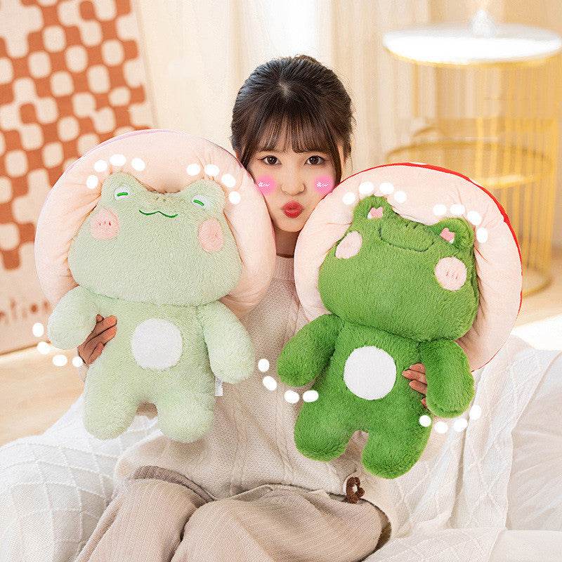 Shop Shroomie: Kawaii Frog Plushie - Goodlifebean Plushie | Stuffed Animal