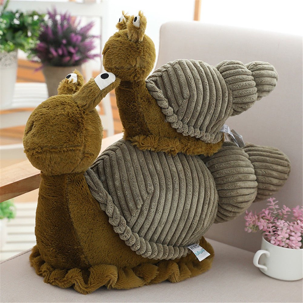 Slowie: The Snuggly Snail Plushie | Stuffed Animal Snail - Goodlifebean Stuffed Animals