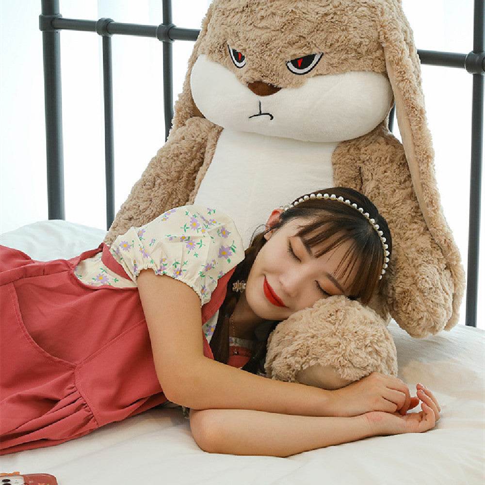 Shop Grumpy Rabbit Bunny Plushie - Goodlifebean Plushie | Stuffed Animal