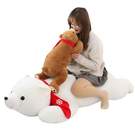 Shop Snowflake: Big Polar Bear Plushie | 5ft Stuffed Polar Bear - Goodlifebean Plushie | Stuffed Animal