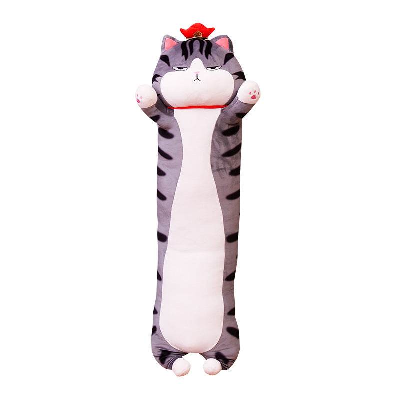 Shop Grumpy Long Cat Pillow Plush - Goodlifebean Plushie | Stuffed Animal