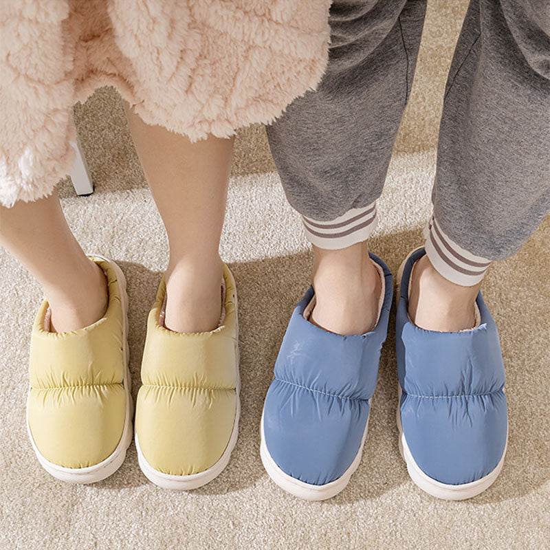 Shop QuiltedCozy: Plush Indoor Warm Slippers - Goodlifebean Plushie | Stuffed Animal