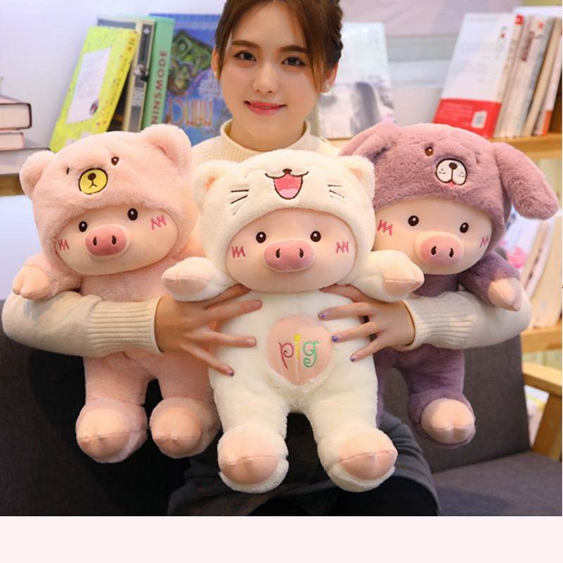 Shop Cuddly Cutie: Giant Piggy Plushie - Goodlifebean Plushie | Stuffed Animal