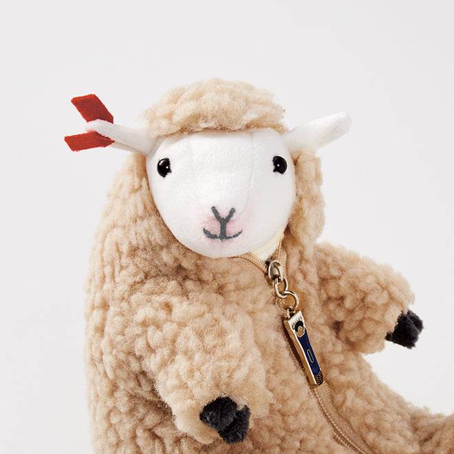 Shop SnuggleLlama: The Cozy Alpaca Plushie with Removable Fleece Jacket - Goodlifebean Plushie | Stuffed Animal