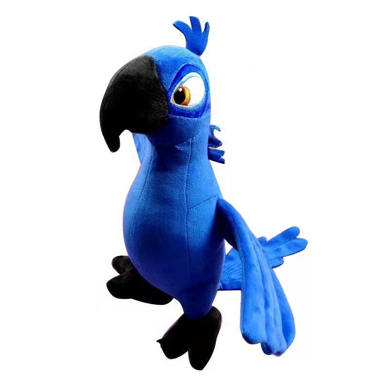 Shop Rare Blue Parrot Stuffed Animal | Stuffed Hyacinth Macaw Parrot - Goodlifebean Plushie | Stuffed Animal