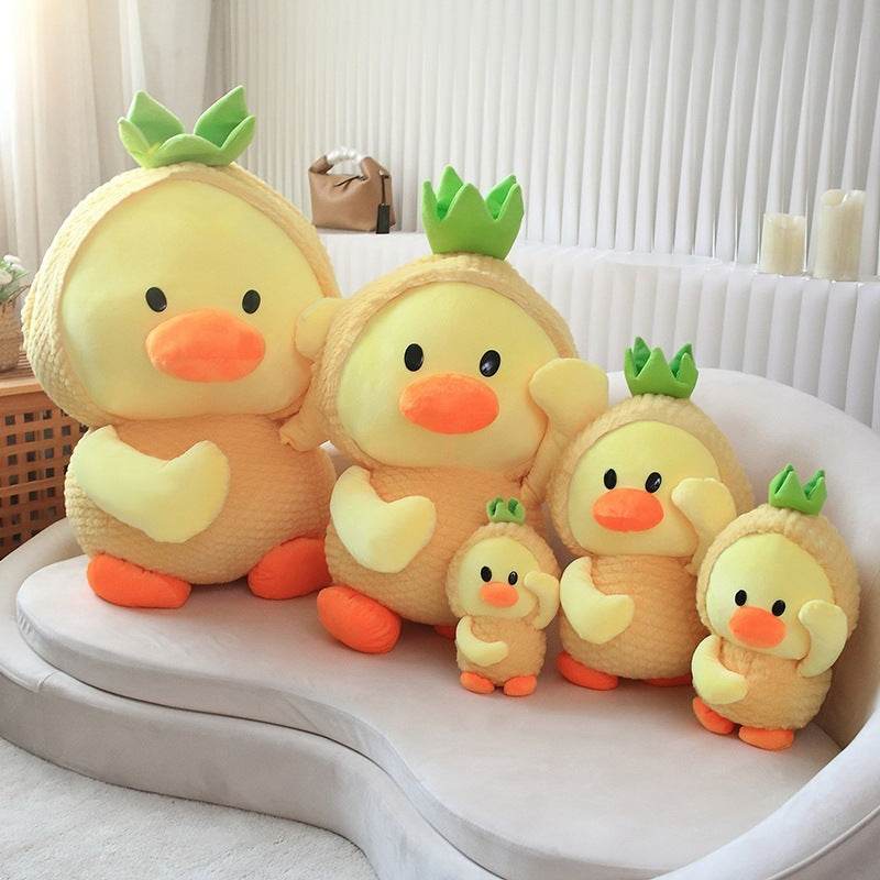 Plucky: Kawaii Pineapple Duck Plushie - Goodlifebean
