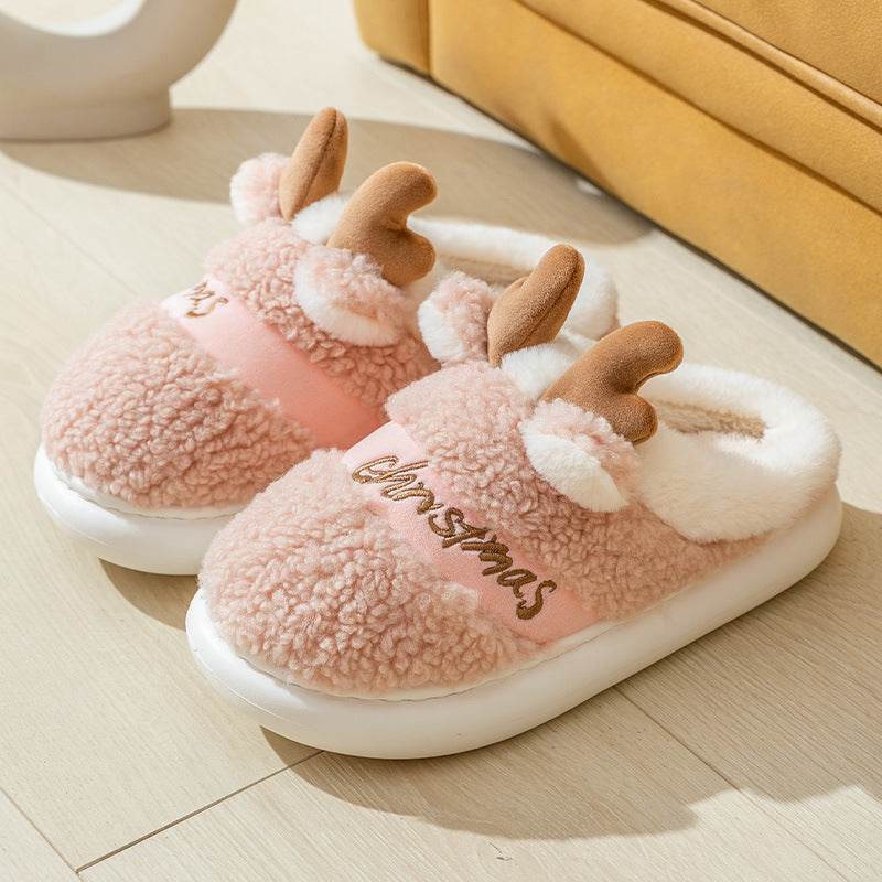BuySanta's Snuggle Warm Fuzzy Slippers - Goodlifebean Plushies | Stuffed Animals