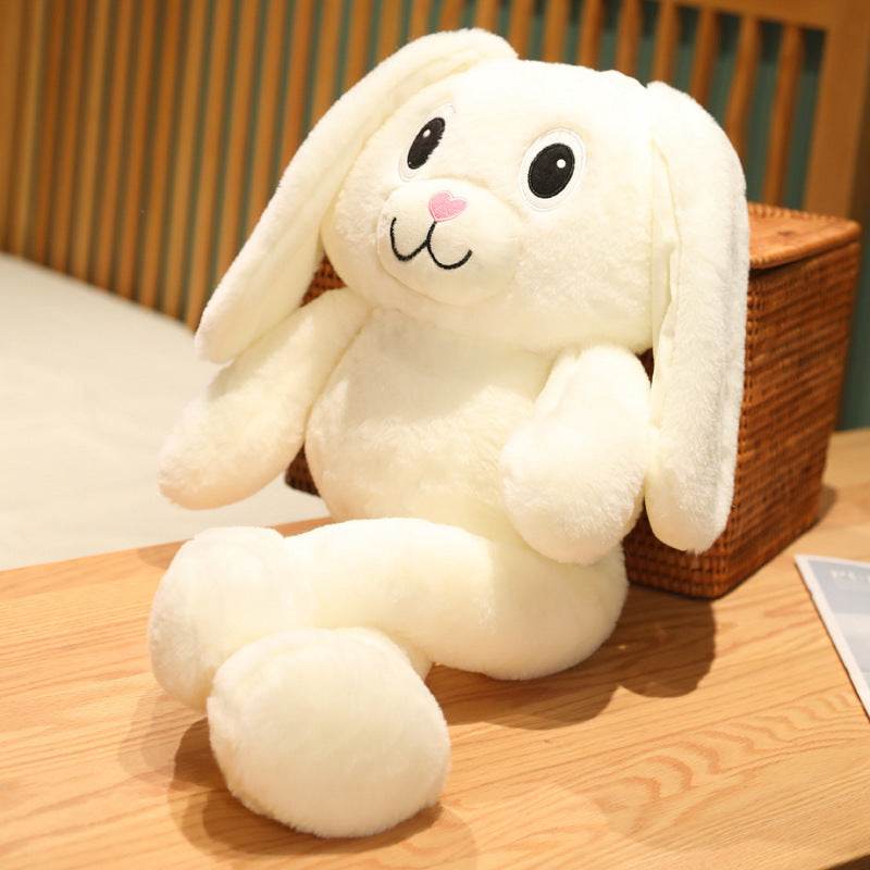 Shop Kawaii Pink Floppy Eared Stuffed Bunny Plushie - Goodlifebean Plushie | Stuffed Animal