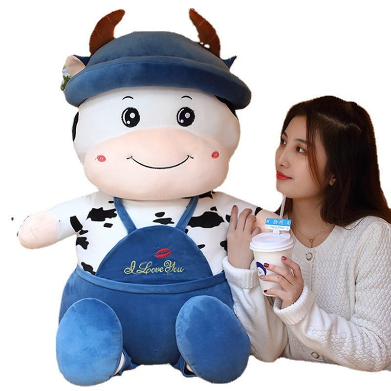 Cute Swiss Cow Plushie | Giant Stuffed Animal Cow