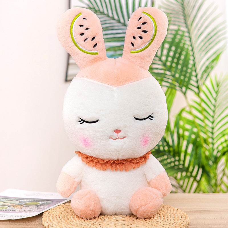 BuyMelonBunny: Kawaii Bunny Plushie with Watermelon Head - Goodlifebean Plushies | Stuffed Animals
