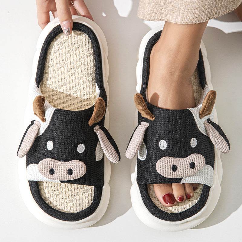 Shop Cowzy Kawaii Slippers | Cute Cow Slippers - Goodlifebean Plushie | Stuffed Animal