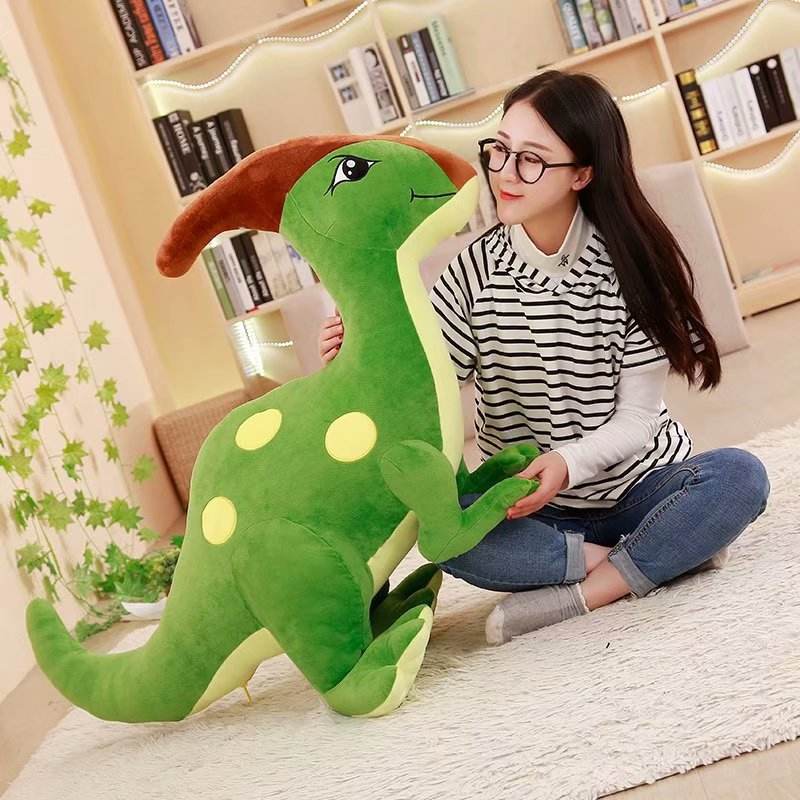 Shop Stuffed Parasaurolophus Dinosaur Plush - Goodlifebean Plushie | Stuffed Animal