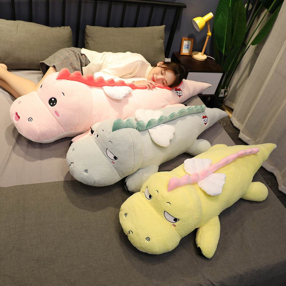 Shop Barney: Giant Dinosaur Body Pillow Plushie (4.2ft) - Goodlifebean Plushie | Stuffed Animal