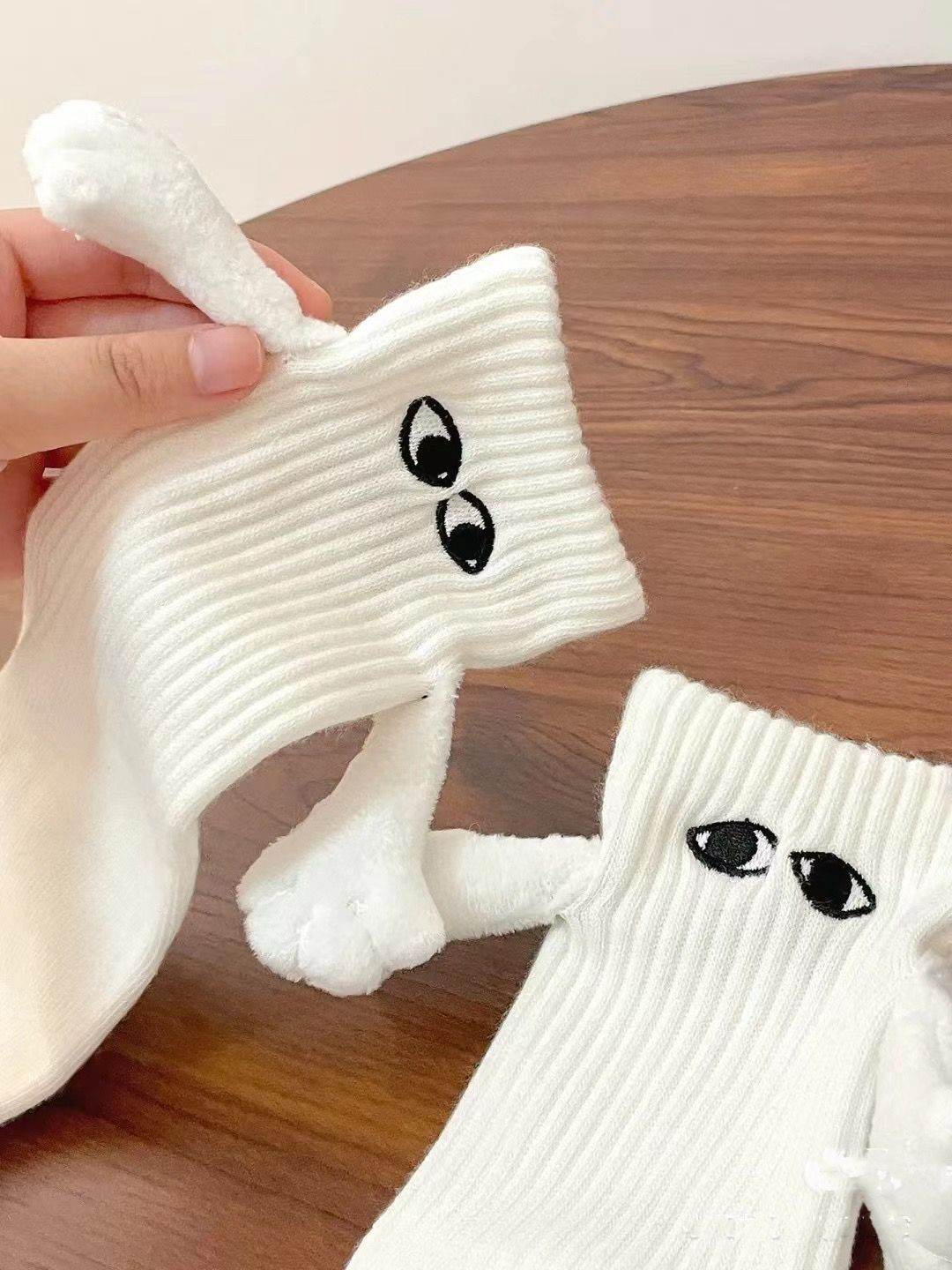 Shop Hand In Hand Magnetic Holding Hands Socks - Goodlifebean Plushie | Stuffed Animal