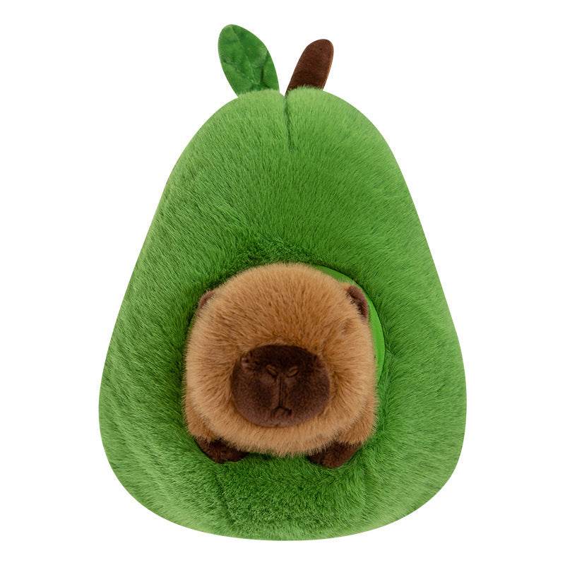 Shop Plush Toy Avocado Capybara Pillow - Goodlifebean Plushie | Stuffed Animal