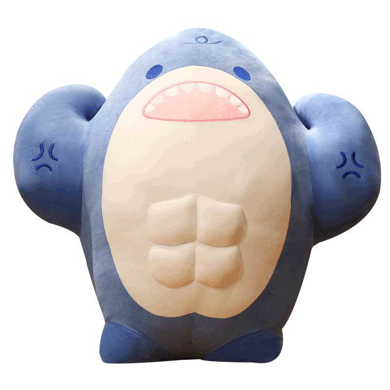 BuyBuffed Muscular Shark Plushie - Goodlifebean Plushies | Stuffed Animals