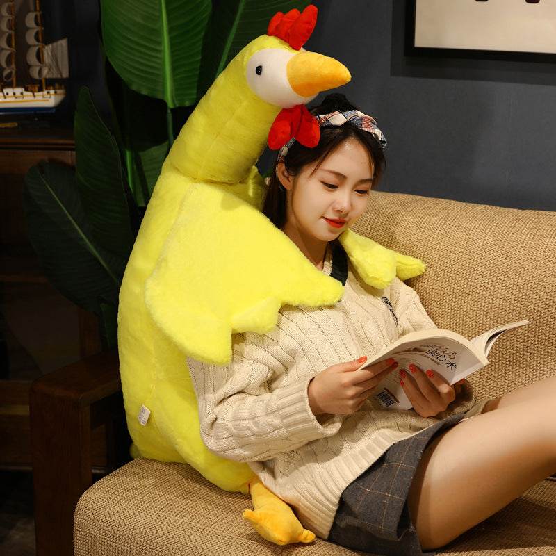 BuyGiant Huggable Chicken Plushie - Goodlifebean Plushies | Stuffed Animals