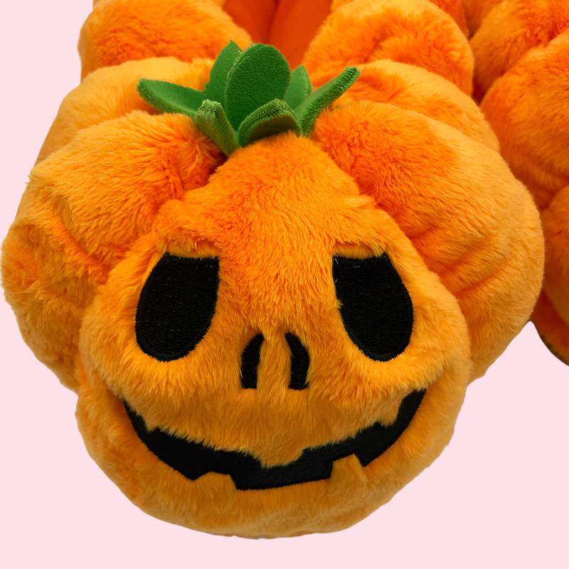 Shop Jack-o'-Lounge Slippers | Spooky Halloweem Slippers - Goodlifebean Plushies | Stuffed Animals