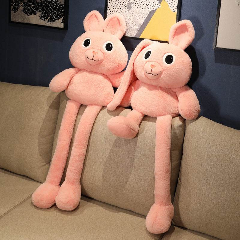 Shop Kawaii Pink Floppy Eared Stuffed Bunny Plushie - Goodlifebean Plushie | Stuffed Animal