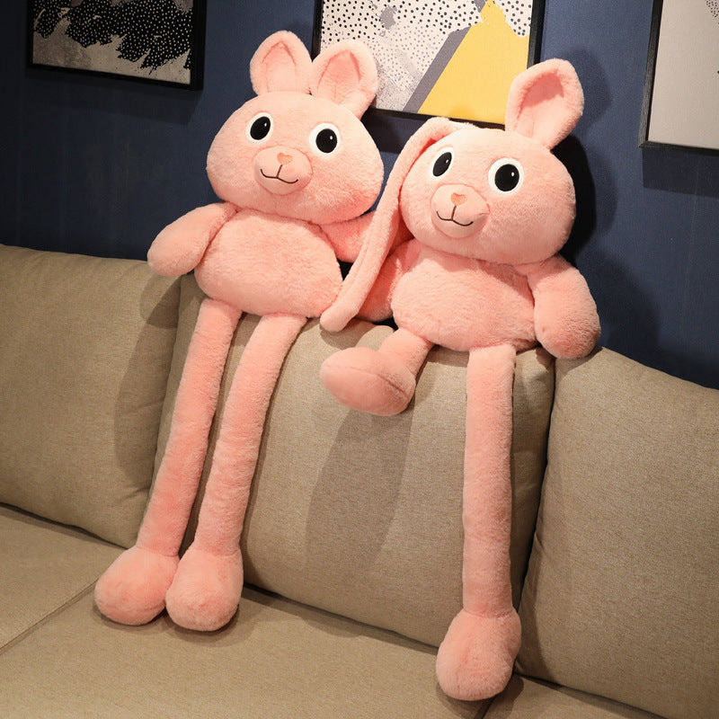 Shop Kawaii Pink Floppy Eared Stuffed Bunny Plushie - Stuffed Animals Goodlifebean Plushies | Stuffed Animals