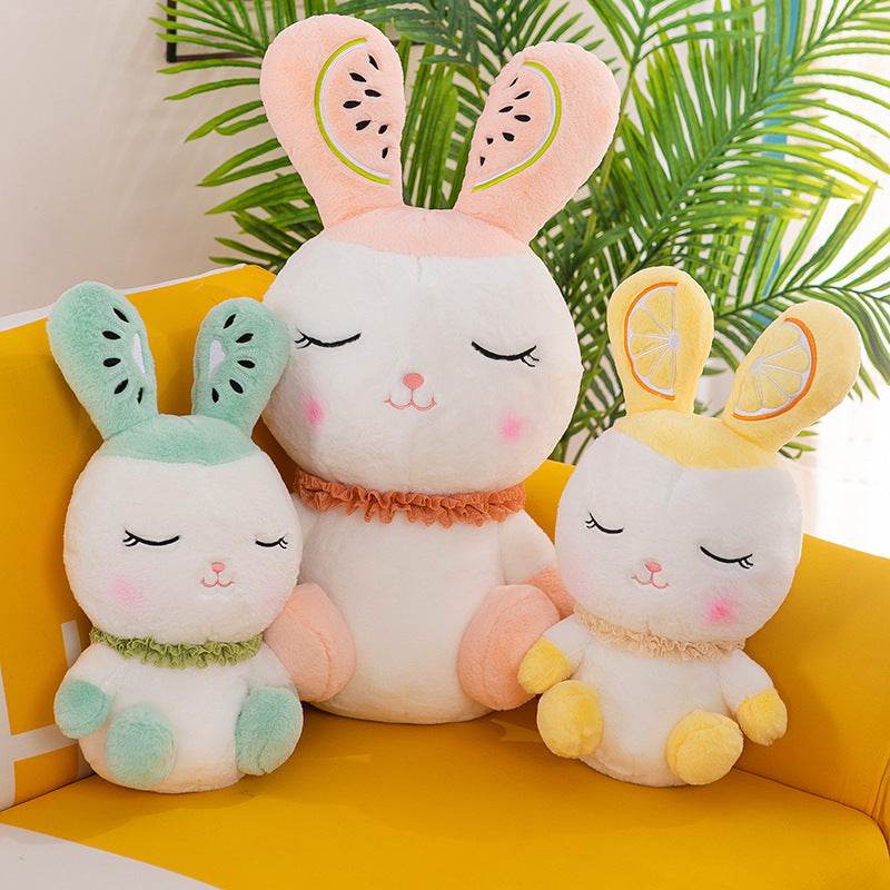 BuyMelonBunny: Kawaii Bunny Plushie with Watermelon Head - Goodlifebean Plushies | Stuffed Animals
