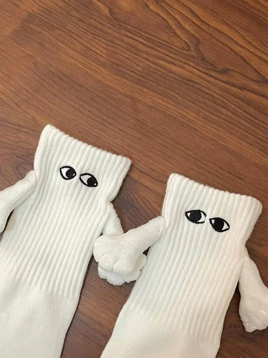 Shop Hand In Hand Magnetic Holding Hands Socks - Goodlifebean Plushie | Stuffed Animal