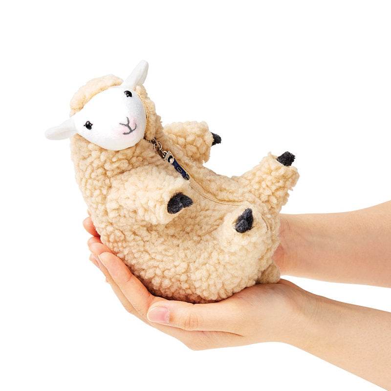 Shop SnuggleLlama: The Cozy Alpaca Plushie with Removable Fleece Jacket - Goodlifebean Plushie | Stuffed Animal