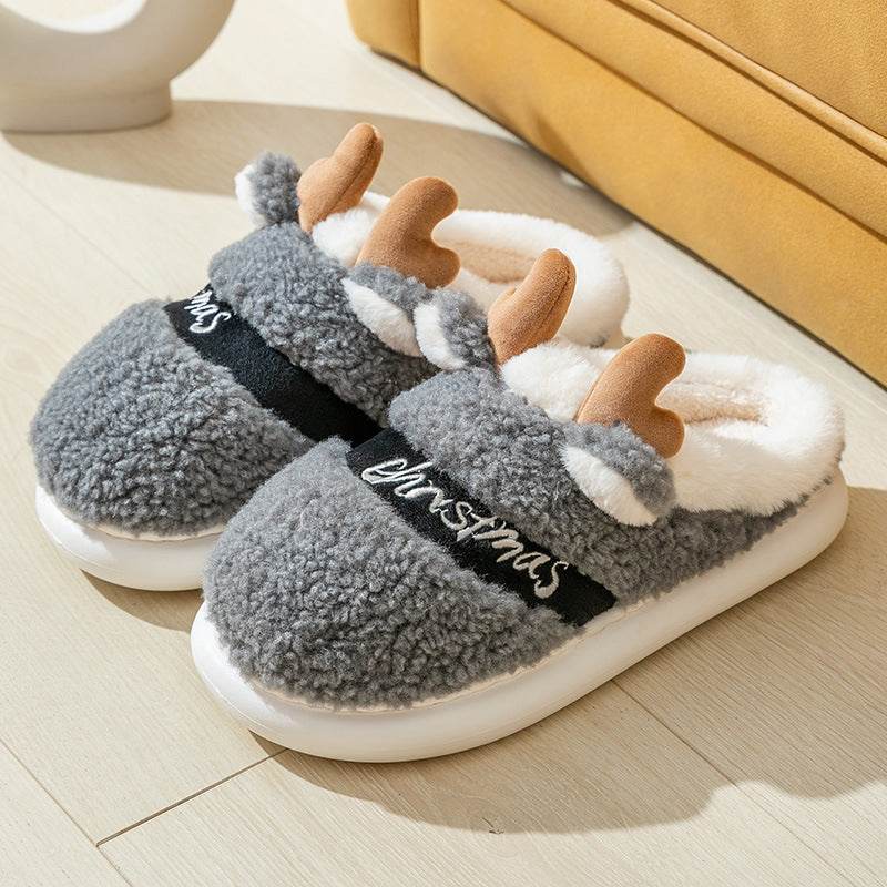 BuySanta's Snuggle Warm Fuzzy Slippers - Goodlifebean Plushies | Stuffed Animals