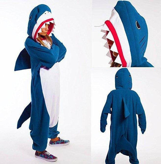 Shop JawsomeSnuggle: Shark Hoodie Blanket For Adults - Goodlifebean Plushie | Stuffed Animal