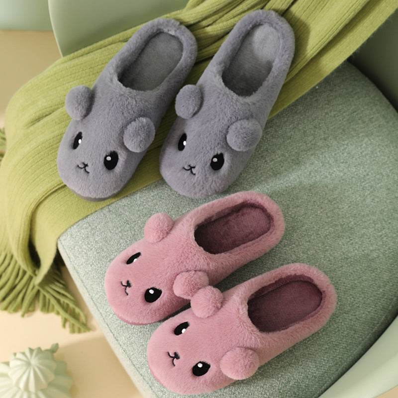 Shop Kawaii Thick-Sole Plush Slippers - Goodlifebean Plushie | Stuffed Animal