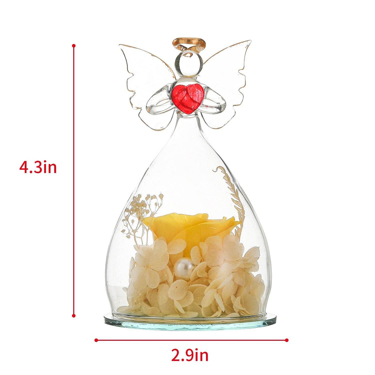 Shop Angelic Eternal Rose Gif for Her - Goodlifebean Plushie | Stuffed Animal