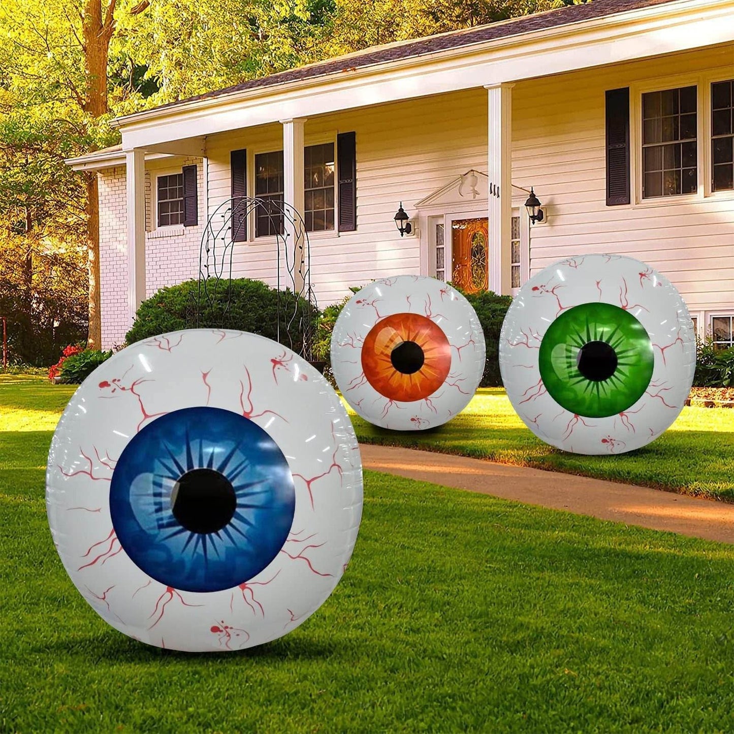 Shop Inflatable Glow-In-The-Dark Eyeball Balloon - Goodlifebean Plushie | Stuffed Animal