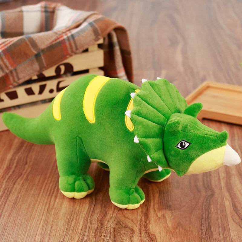 Shop Giant Tricia the Triceratops Dinosaur Plush Toy - Goodlifebean Plushie | Stuffed Animal