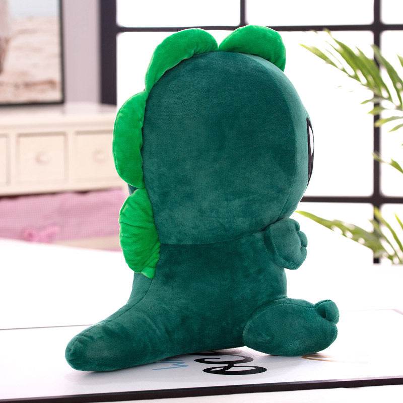 Shop Spiky: Kawaii Green Stuffed Dinosaur Plush - Goodlifebean Plushie | Stuffed Animal