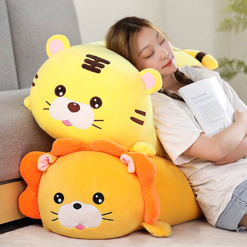 BuyWild Body Pillow Plush | Tiger Lion Plush - Goodlifebean Plushies | Stuffed Animals