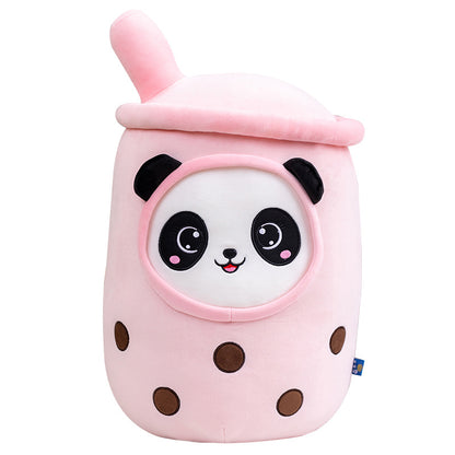 Shop Kawaii Panda in Boba Tea Plushie | Bubble Tea Plush - Stuffed Animals Goodlifebean Plushies | Stuffed Animals
