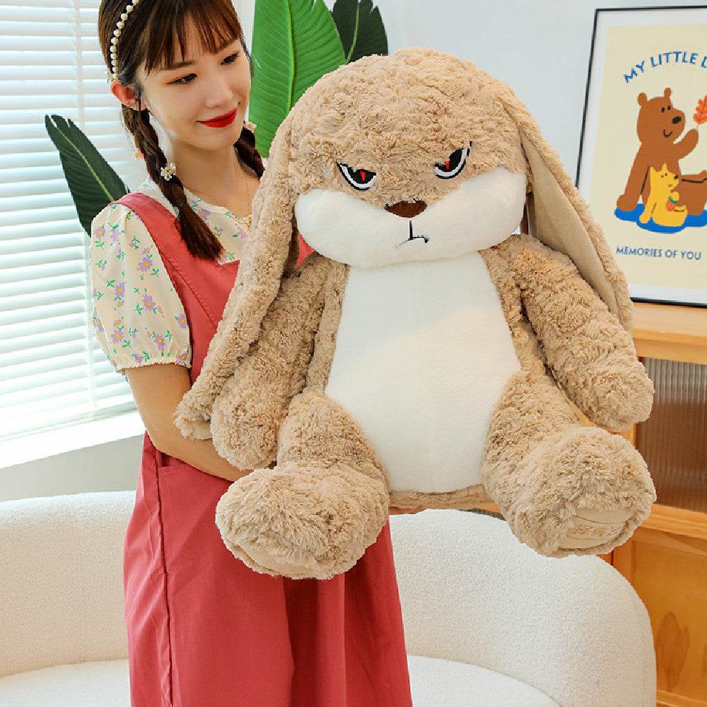 Shop Grumpy Rabbit Bunny Plushie - Goodlifebean Plushie | Stuffed Animal