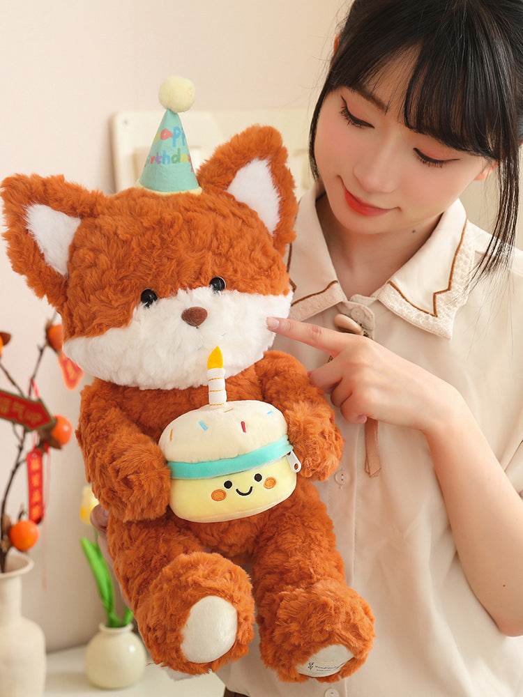 Shop PartyPaws: Cute Birthday Bear with Cake - Goodlifebean Plushie | Stuffed Animal