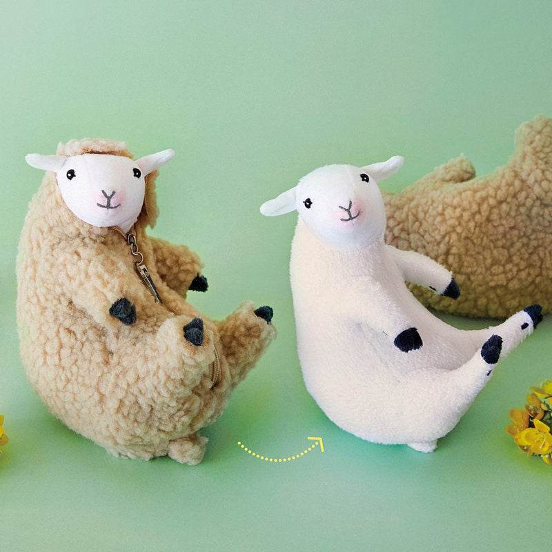 Shop SnuggleLlama: The Cozy Alpaca Plushie with Removable Fleece Jacket - Goodlifebean Plushie | Stuffed Animal
