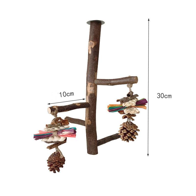 Shop Perch & Play: Parrot Wood Stand | Parakeet Playland - Goodlifebean Plushie | Stuffed Animal
