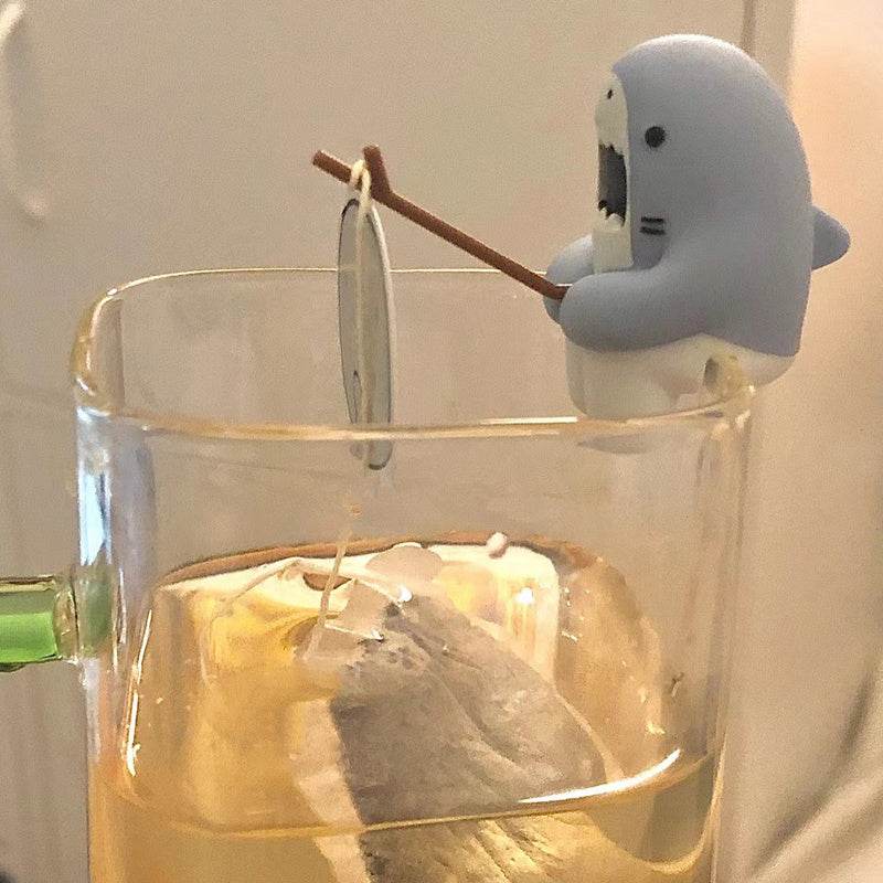 Shop Quirky Shark Tea Bag Holder - Goodlifebean Plushie | Stuffed Animal